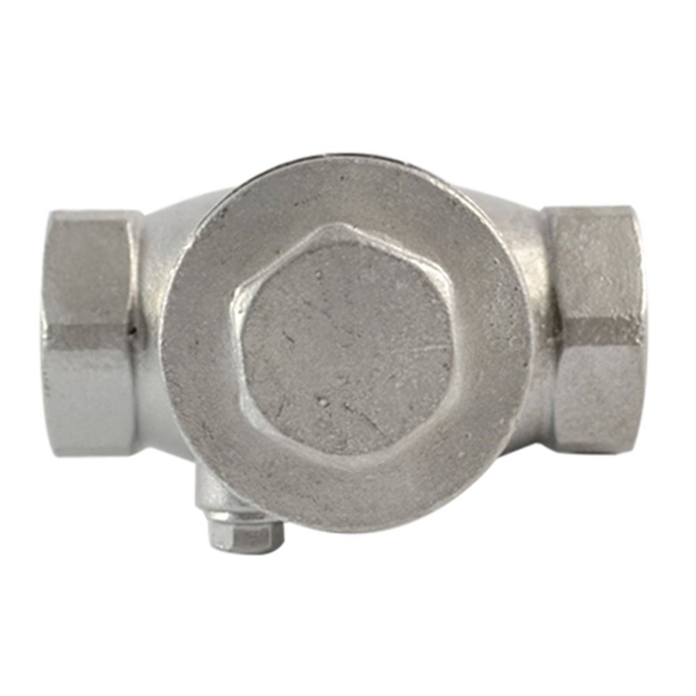 Stainless Steel NPT Swing Check Valve One Way for Hydraulic Water Flow Control