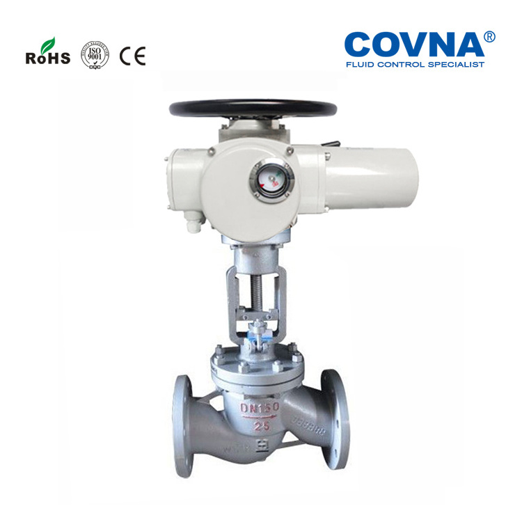 Intelligent Hk60Z-Js Electric Control Valve Multi-Turn And Quarter-Turn Electric Actuated Gate Globe Valve For Water Air Oil Gas