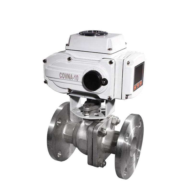 COVNA Motorized Valve DN50 4 20ma Wireless Remote Control Water Ball Valve With Electric Actuator