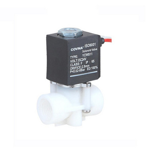 1/4 inch 2 Way 12VDC Normally Closed PP Plastic Washing Machine Mini Solenoid Valve Water Inlet Valve