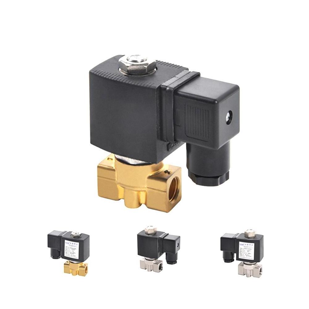 COVNA 1/4 inch 12V 24V Explosion-Proof Water Solenoid Valve Brass Explosion Proof Coil Solenoid Valve