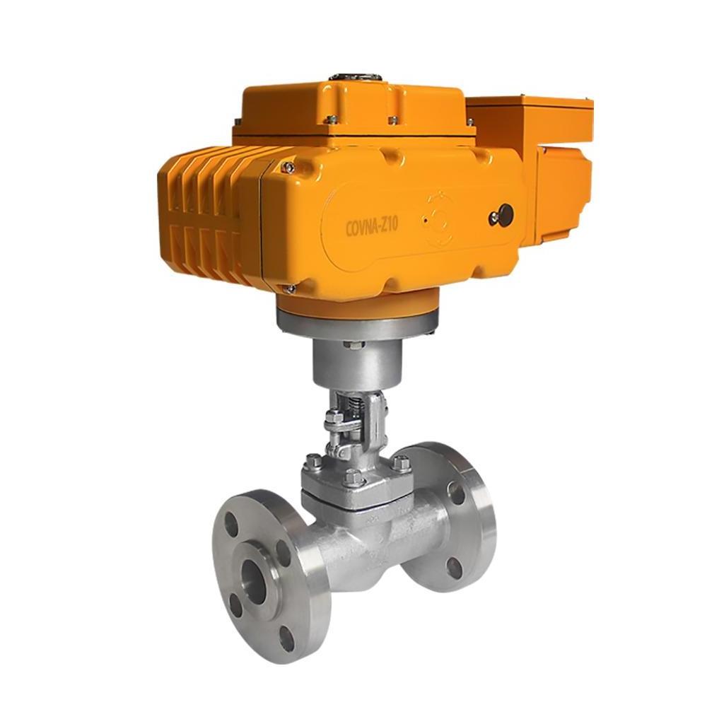 Intelligent actuator Multi Turn stainless steel SS304 2inch flange globe valve