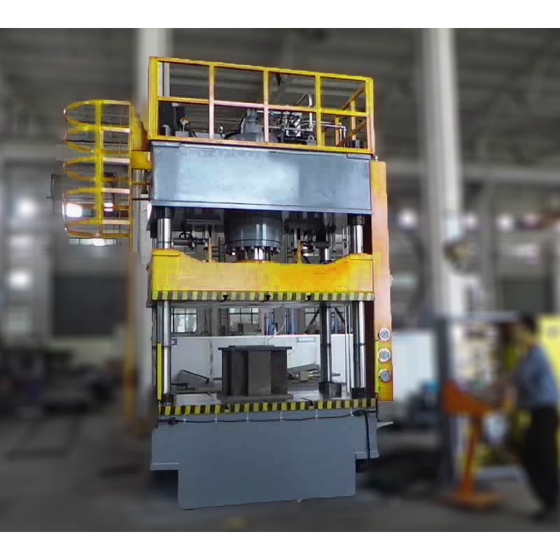 4-Column 300 Ton Hydraulic Press Machine For Dish End Pot Utensils Fry Pans Woks Making Machine For Aluminum Cookwares Sheets