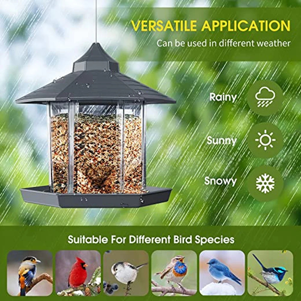 Hanger Bird Supplies Wild Bird Peanut Food Seed Feeder House Plastic Outdoor Bowls Sustainable Feeding Pet Bowls & Feeders 50pcs