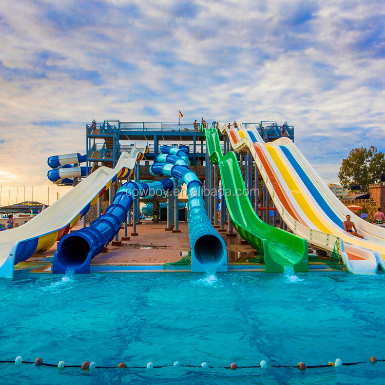 Sale Water Amusement Park Extreme Spiral Water Slide