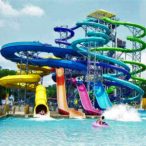 Sale Water Amusement Park Extreme Spiral Water Slide