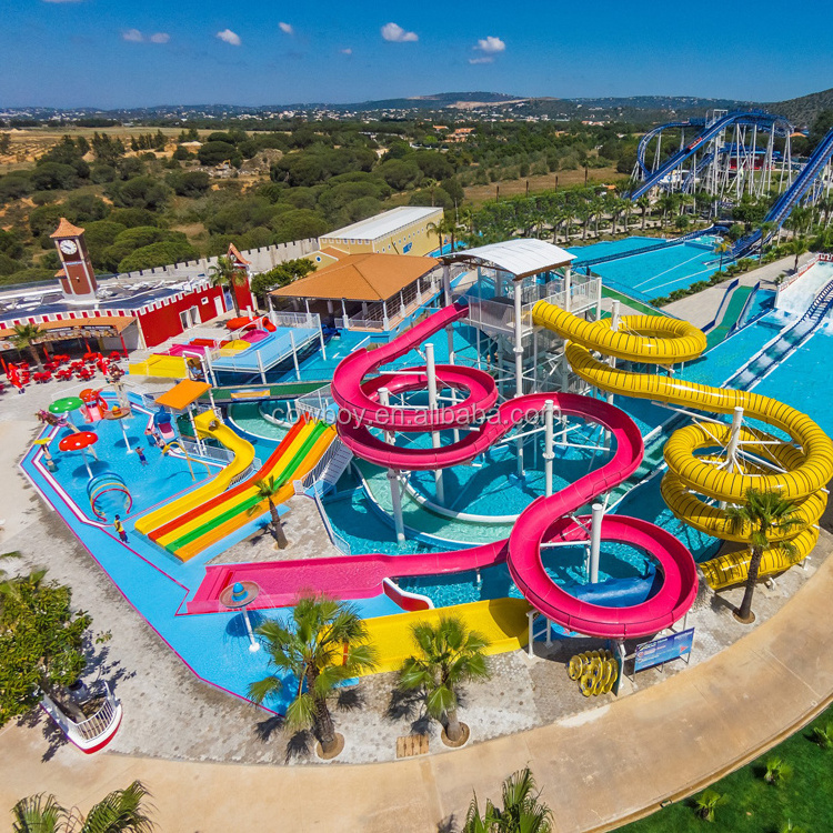 Sale Water Amusement Park Extreme Spiral Water Slide