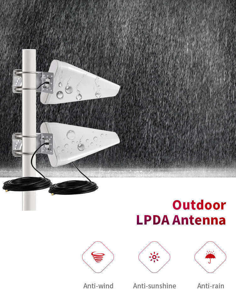 High gain Log Periodic Antena 4g Lte 5g wifi antenna Directional wideband Outdoor Lpda Antenna for Communication