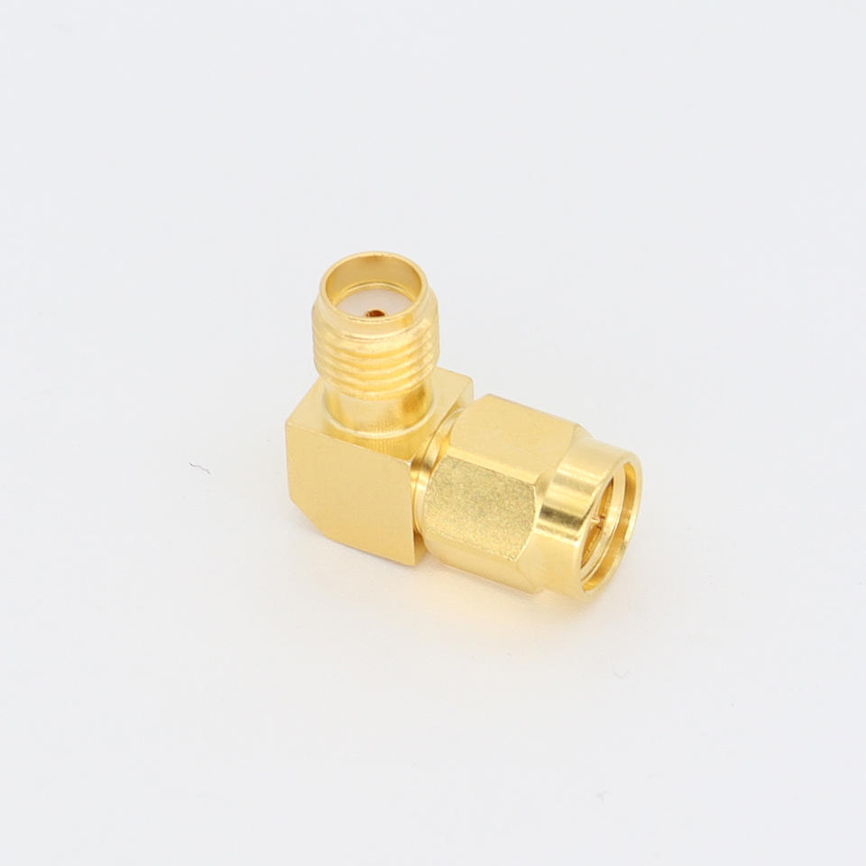 18GHz 90 Degree SMA RF Coaxial Connector Fiber Cable SMA Adapter