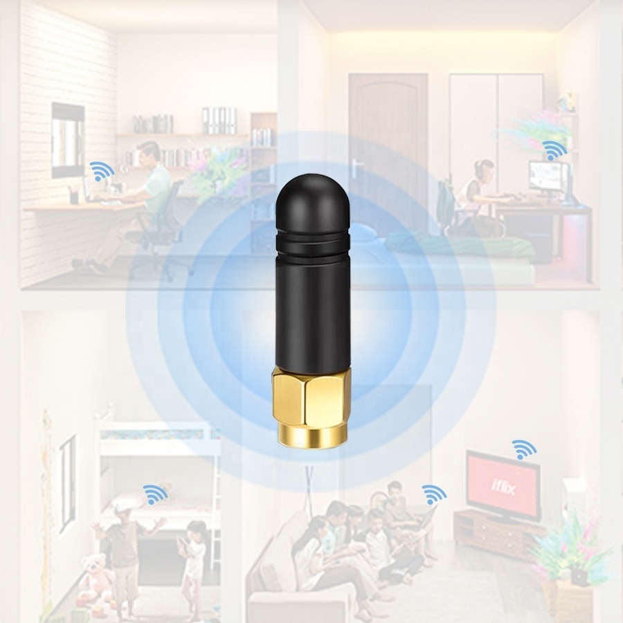 Indoor Omni Mini 868MHz Antenna , Small GSM 915MHz Antenna With Straight Type