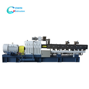 hot melt glue twin screw extruder machine price with water ring granulator production line