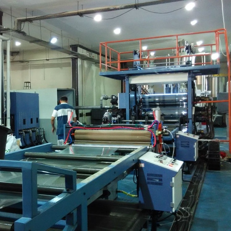 Pet Sheet Extruder Plastic Sheet Extrusion Manufacturing Production Line