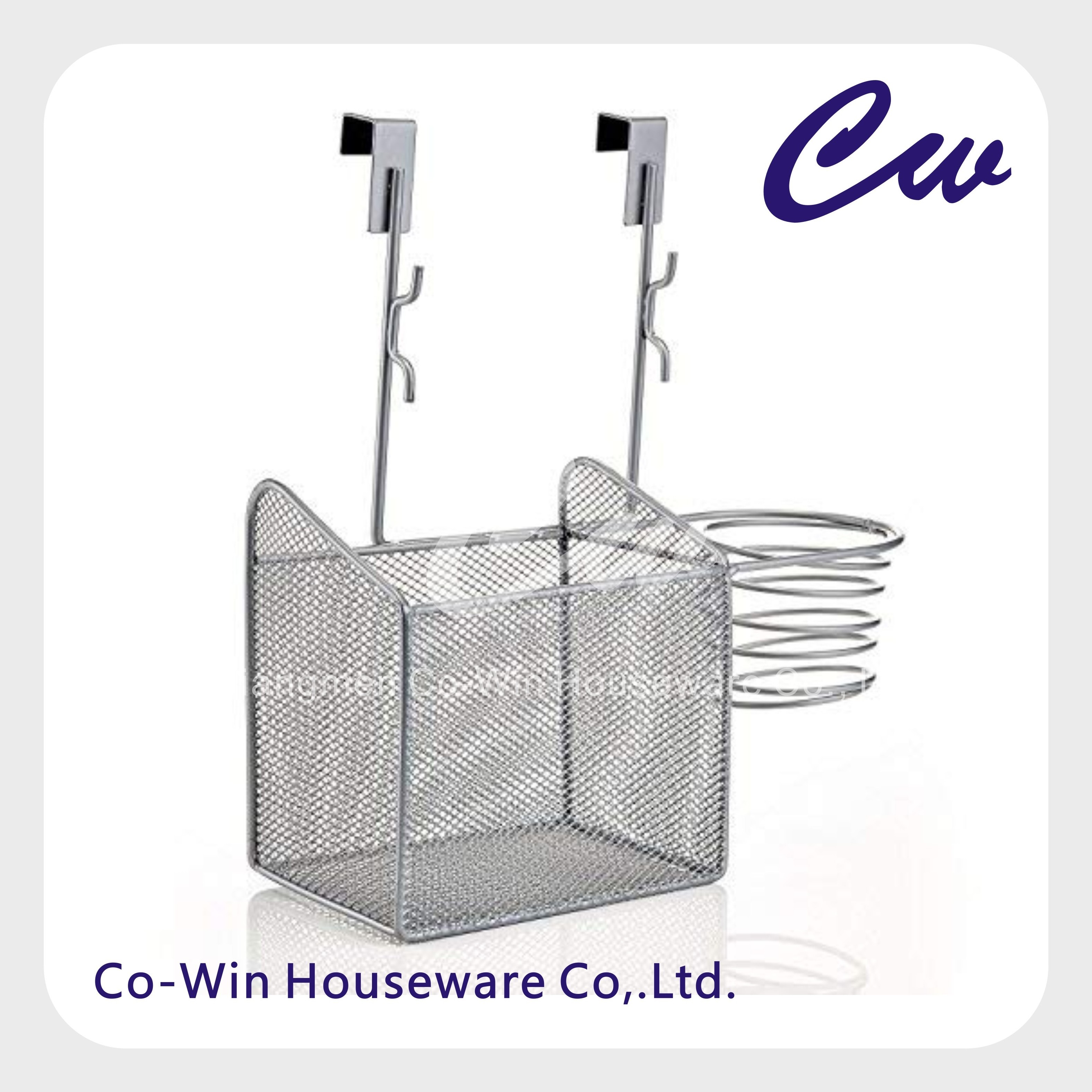 Mesh  Hair Styling Organizer and Storage Unit, Hair dryer  holder,Over the Cabinet Door