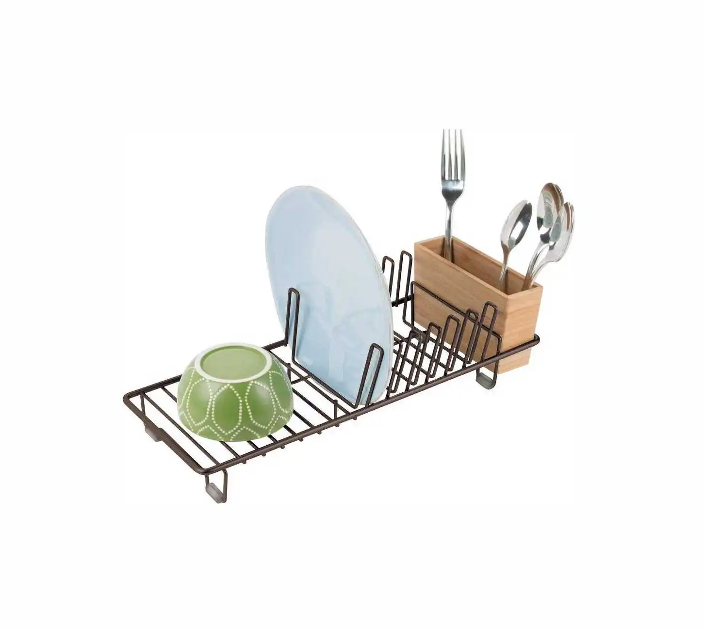 Compact Modern Kitchen Countertop Mini Dish Drying Rack