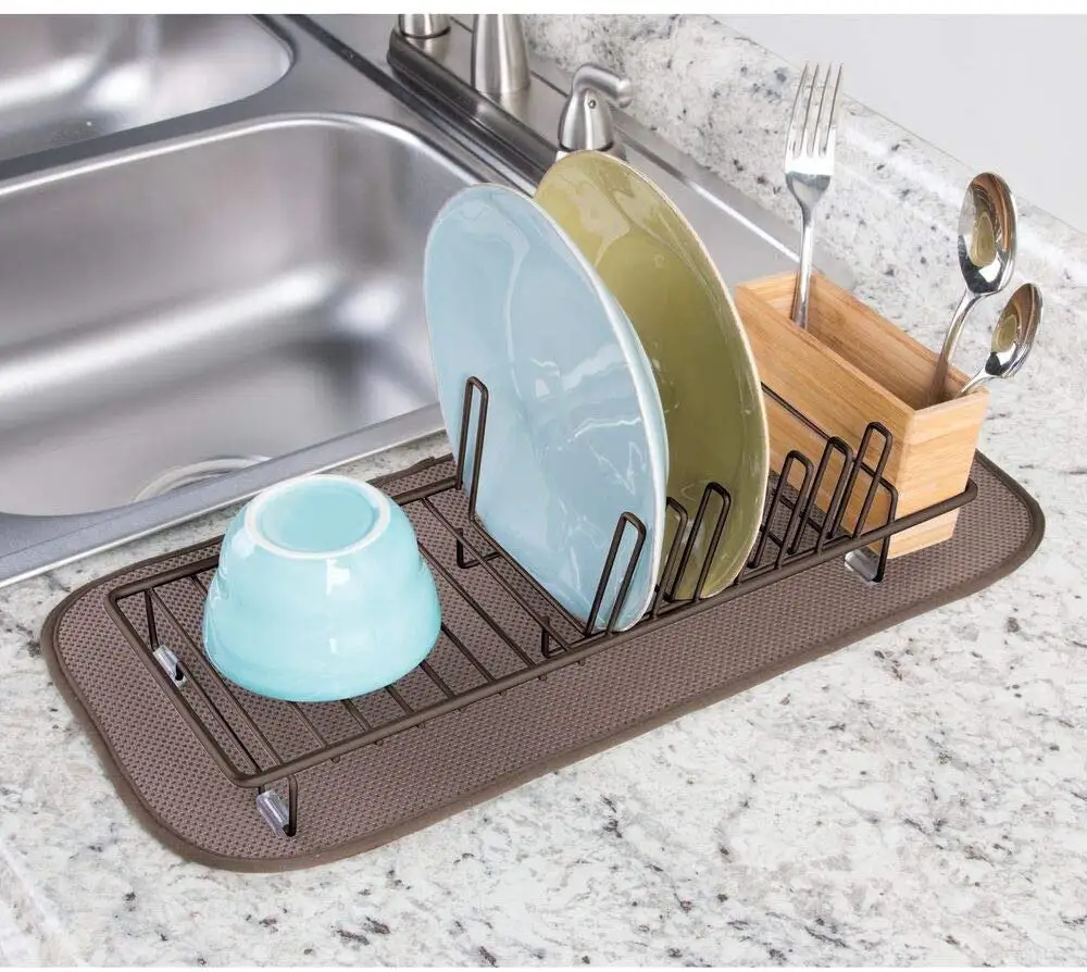 Compact Modern Kitchen Countertop Mini Dish Drying Rack