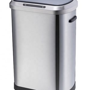 Wholesale Automatic Trash Can Stainless Steel Touchless Smart Sensor Trash Bin Household Waste Bin