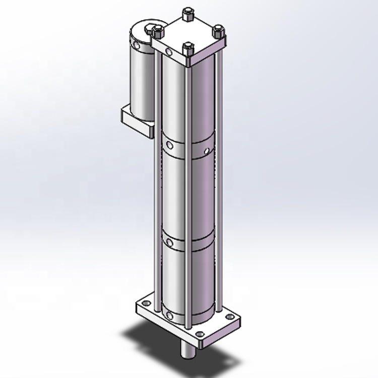 High speed power hydropenumatic 40 ton hydraulic cylinder