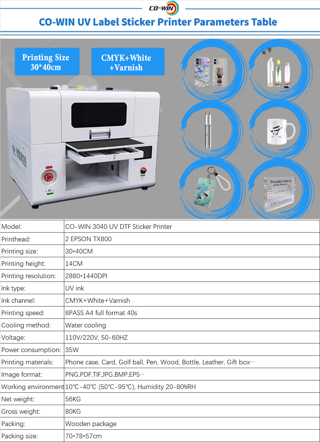 A3 UV DTF Printer AB Film Laminator UV DTF Decal Transfer Paper Sticker Printer Printing Machine Crystal Logo