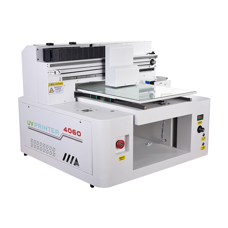 Digital Flatbed UV Printer A0 A2 UV 4060 UV Phone Cases Cover Coffee Mug Printer Card Package Drivers License Printing Machine