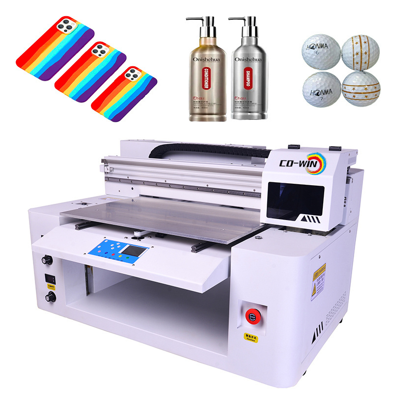 CO-WIN 6040cm Printing Machine UV Printer for Case Cell Phone UV Flatbed Printing Machine A1 UV Flatbed Printing Machine