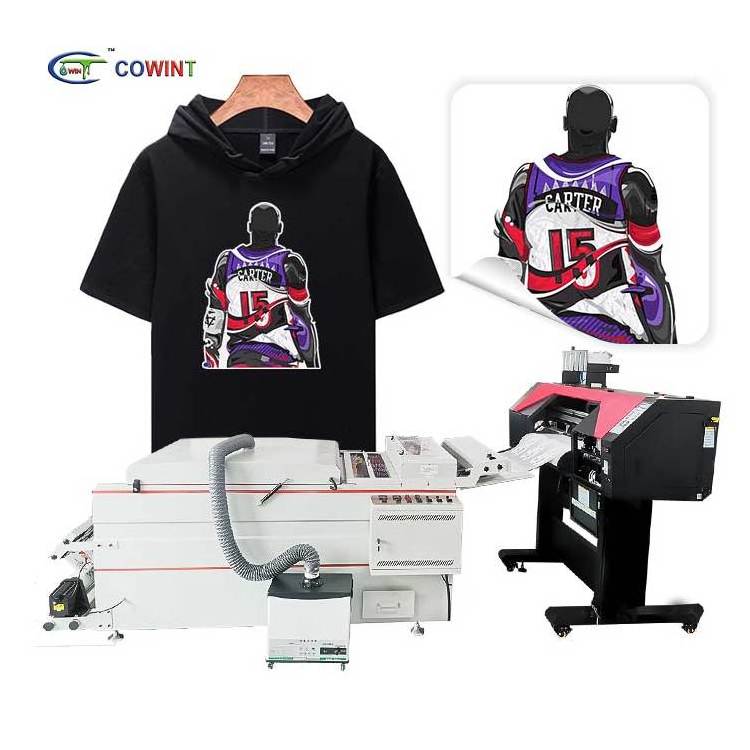 Cowint cloths baling machine ribbon printers satin automatic  transfer  3d stickering  tshirt application printing machine