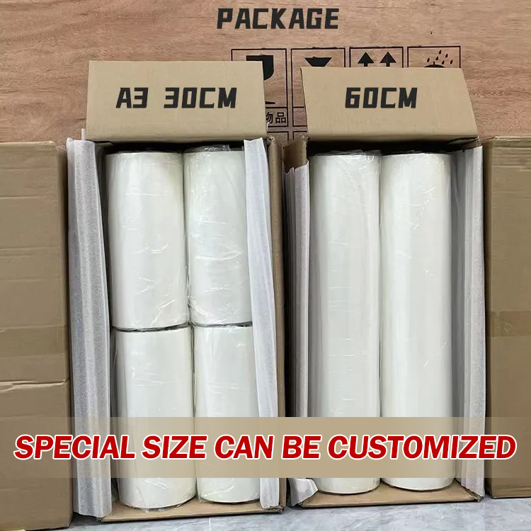 Cowint sticker cold transfer uv dtf film roll transfer dtf uv pet film roll uv dtf sticker film sheet