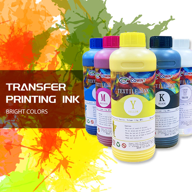 Cowint eco solvent environment friendly water based dye high quality CMYKW inkjet printer pigment ink