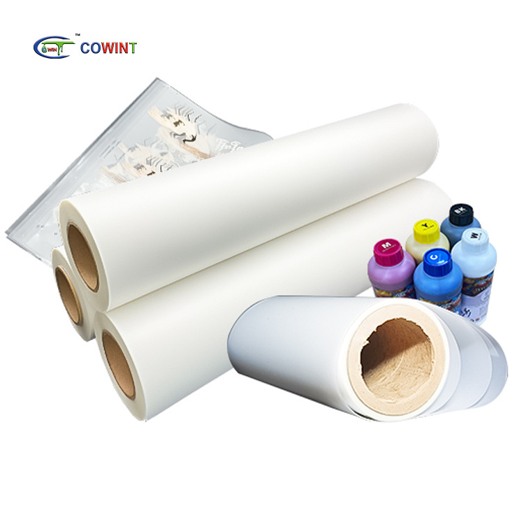 Cowint self weeding printing inkjet transparency transfer film paper fabrics dressing for tshirt recyclable