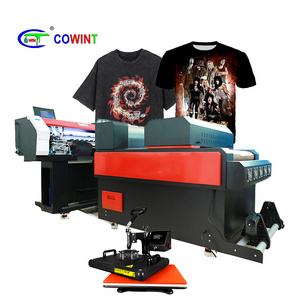 Cowint DTF inkjet printer set heat transfer t-shirt printing machine direct to film printer with print head