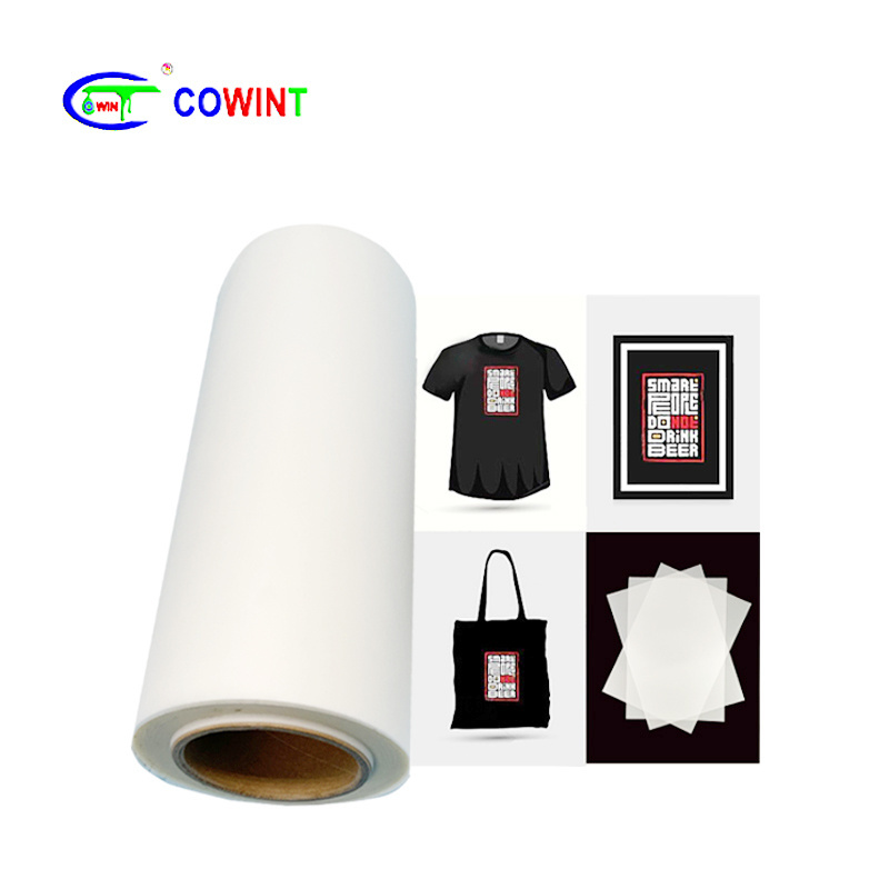 Cowint sticker cold transfer uv dtf film roll transfer dtf uv pet film roll uv dtf sticker film sheet