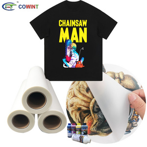 Cowint a3 30cm 33cm 60cm 120cm transfer sheets rolls release dtf printing pet film manufacturer transfer printing design