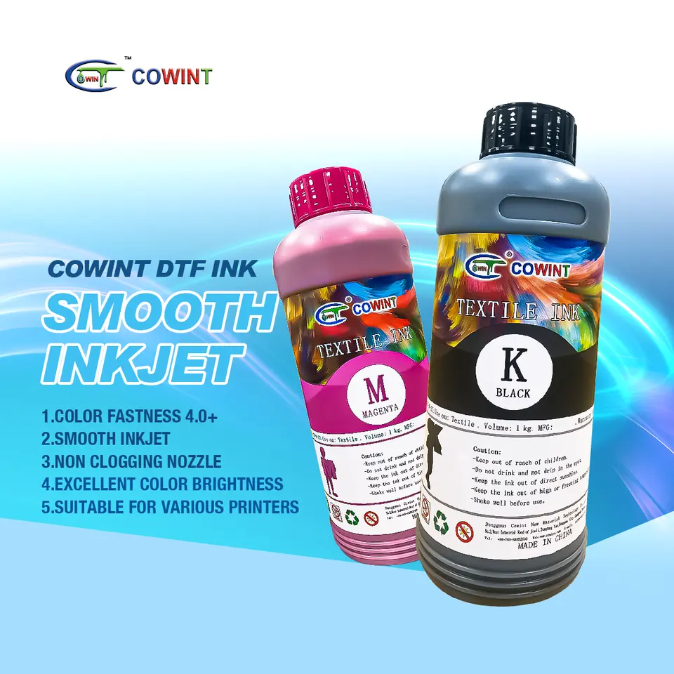 Cowint ecopure offset cmyk fabric plastic digital printing ink textile t shirt water transfer digital offset printing inks