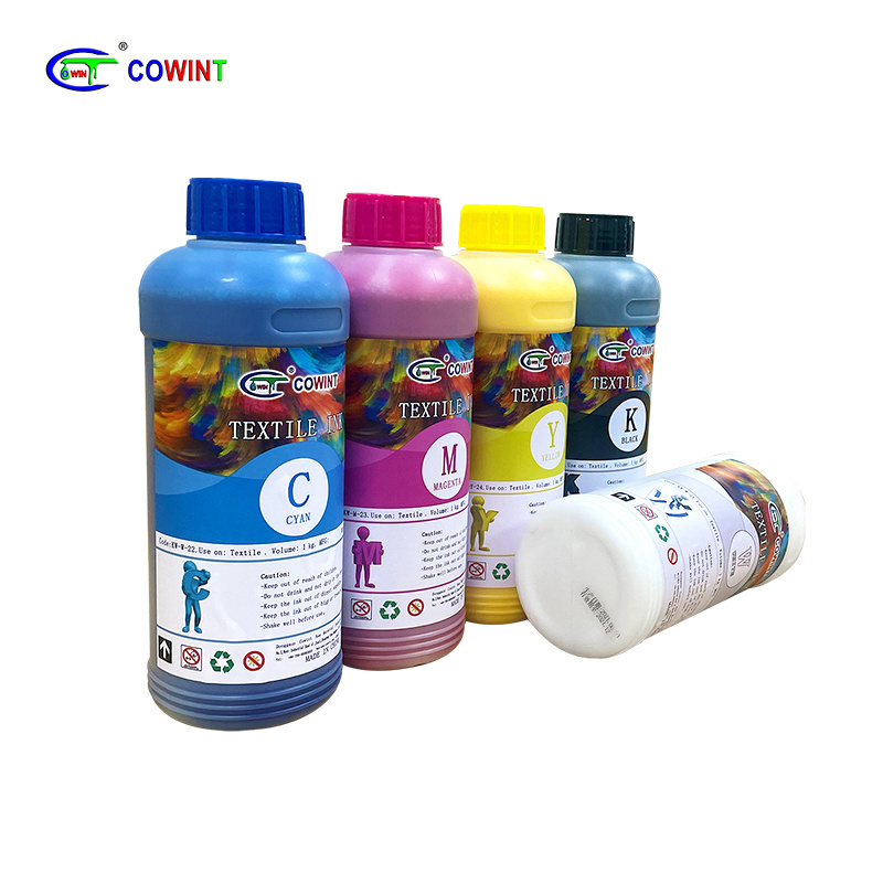 Cowint ecopure offset cmyk fabric plastic digital printing ink textile t shirt water transfer digital offset printing inks