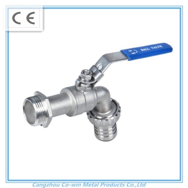 Stainless Steel Hose Tap Ball Valve for beer brewing