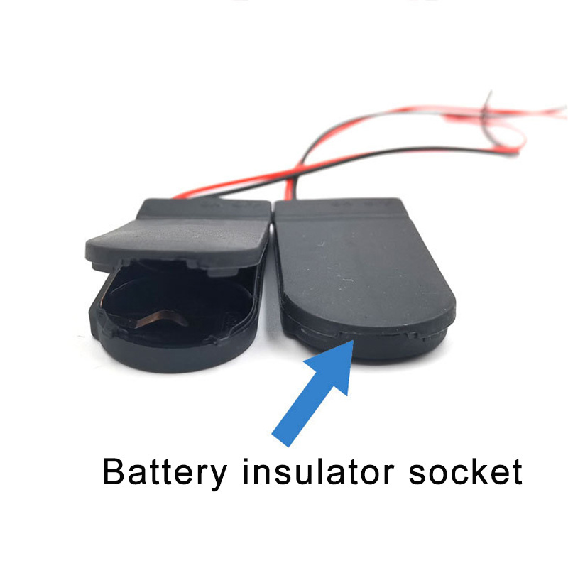 6V CR2032 battery holder Lithium coin cell holder CR2032 ML2032 for LED string turn on off switch