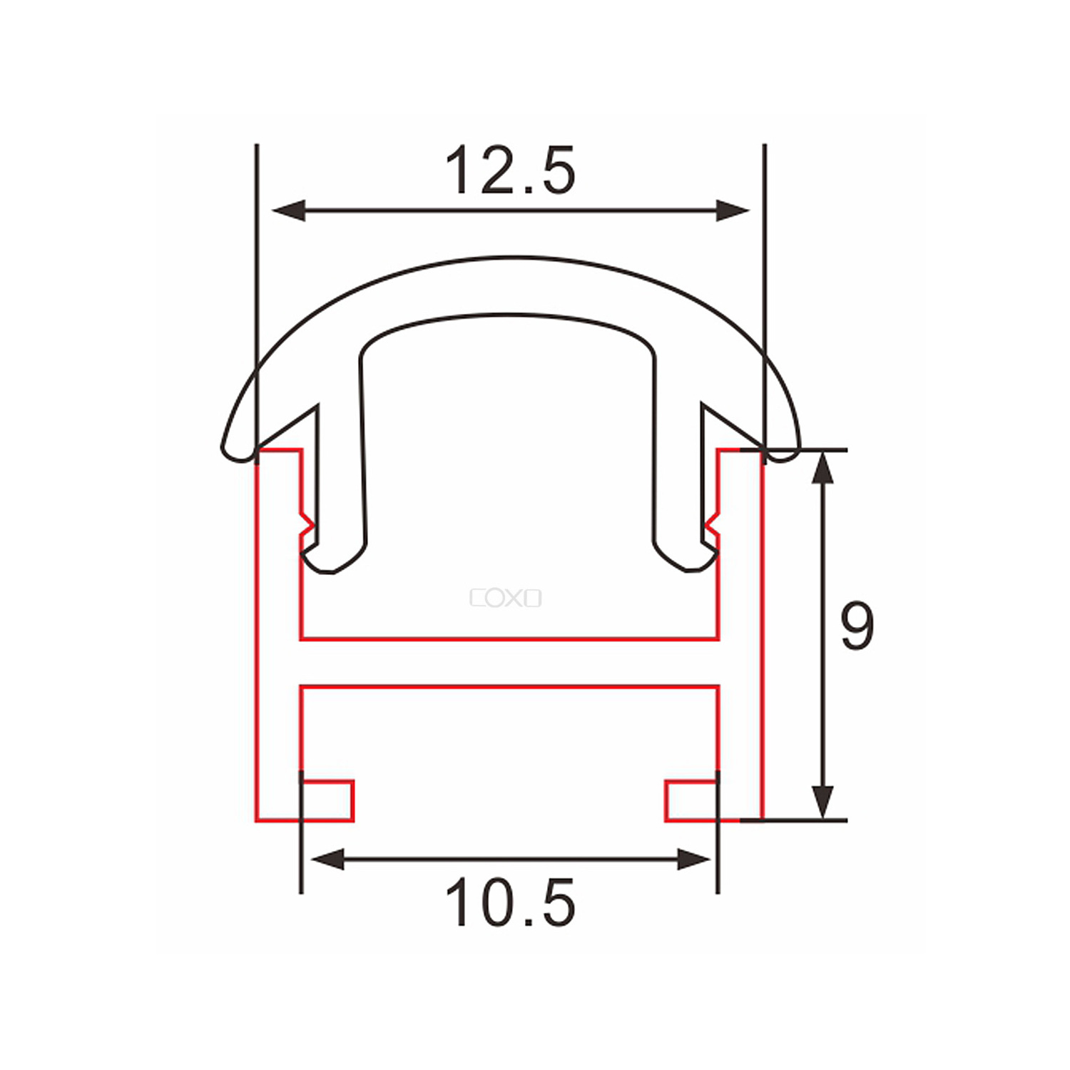 C051 LED aluminium profile