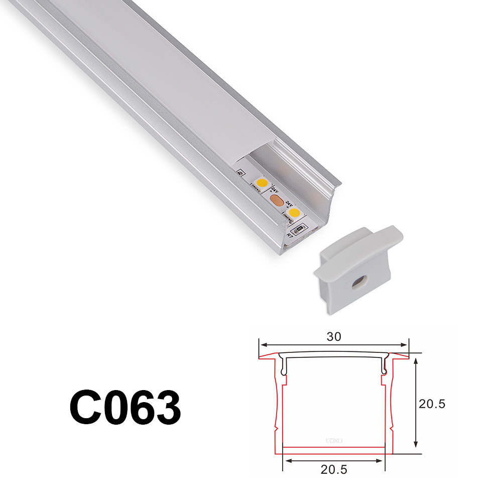 C063 Led Recessed Aluminum profile channel