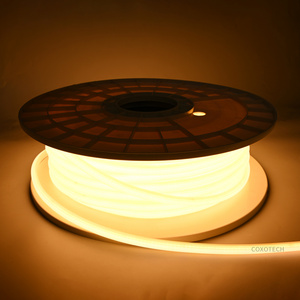 COXO AC220v cob led strip ce rohs 15m 50m 100m ip67 waterproof high voltage cob led strip light 220v