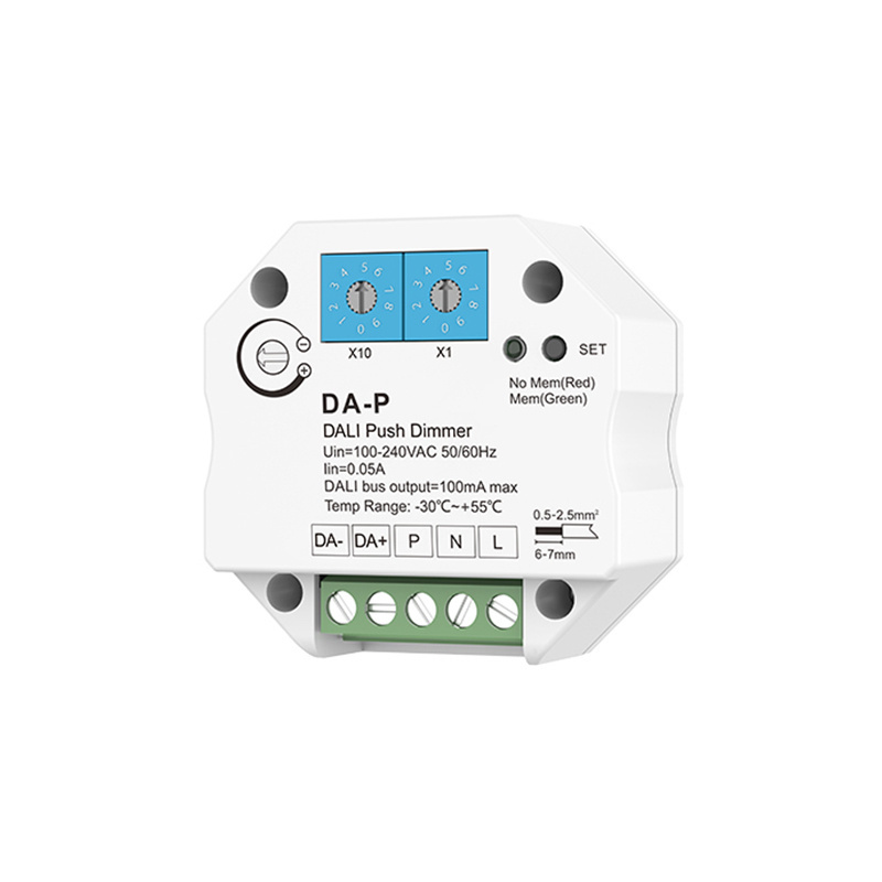 DA-P DALI 100-240VAC Push Dimmer