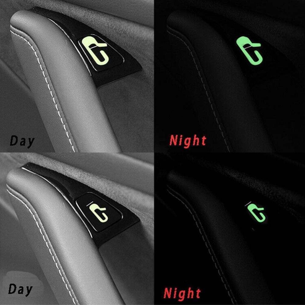 8Pcs/Set Car Door Open Exit Sticker Decal Fit For Tesla Model 3 Interior Decoration Practical Weather-rated Durable Oracal Vinyl