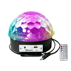 COYOLED Christmas Rotating Plug Led Light Bulbs Ball Shape Music Lights With Remote Control 10w Colorful Rgb Bulb For Disco