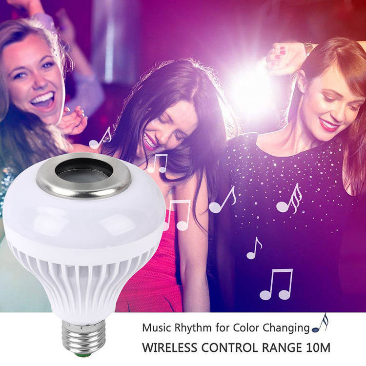 COYOLED High Quality Smart Music Bulb Audio Remote Control RGB Wireless LED Music Bulb E27 Speaker Bulb LED Light