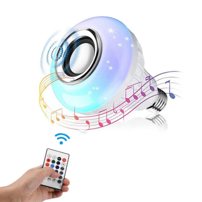 COYOLED High Quality Smart Music Bulb Audio Remote Control RGB Wireless LED Music Bulb E27 Speaker Bulb LED Light