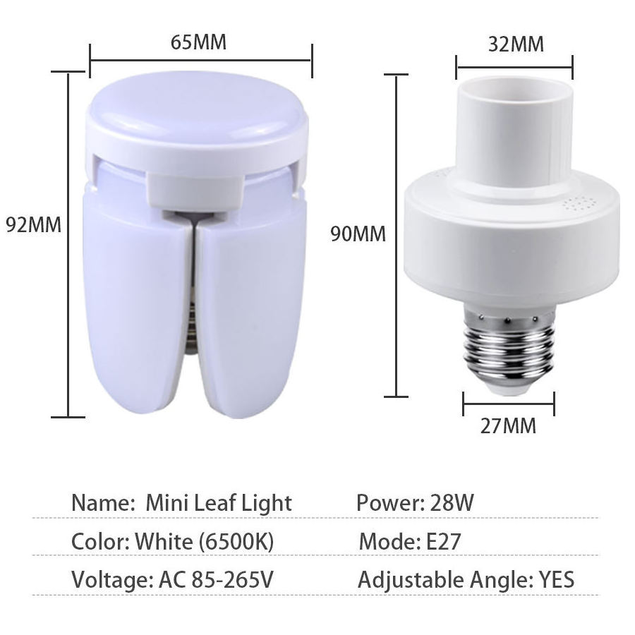 COYOLED Smart Light Bulb Remote Control Led ceiling fan 2 in 1 e27 LED fan lamp E27 Led Bulb Fan Blade Ceiling Lamp Bulb Light