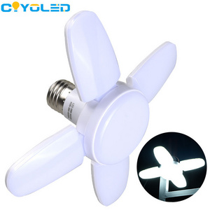 COYOLED Smart Light Bulb Remote Control Led ceiling fan 2 in 1 e27 LED fan lamp E27 Led Bulb Fan Blade Ceiling Lamp Bulb Light