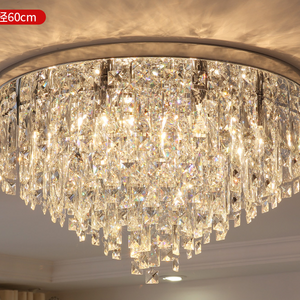 Modern Crystal Chandelier Lighting Flush Mount Chandeliers Light Ceiling Lamp for Living Dining Room Bedroom Restaurant CZ8185A