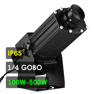 New High Power 400W LED Gobo 100W to 500W Wide Beam Angle Blank Gobo Projector Waterproof Outdoor Use