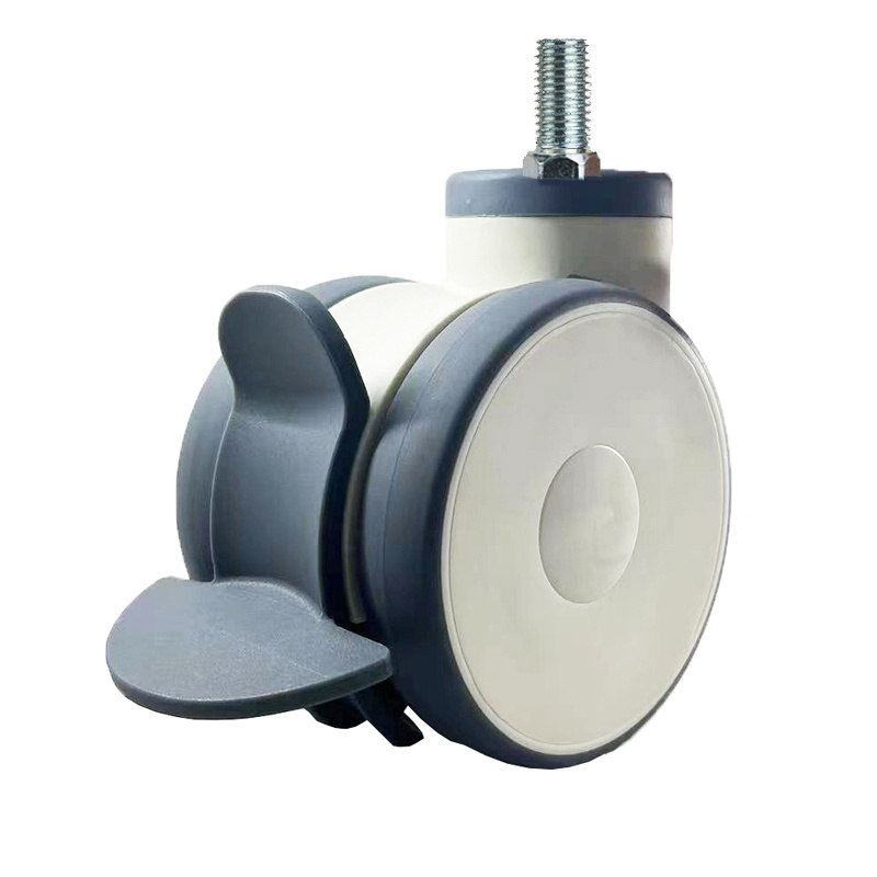 TPR Caster Wheel with Brake Factory Price Hospital Caster for Trolley Swivel Medical Caster Healthcare Bed