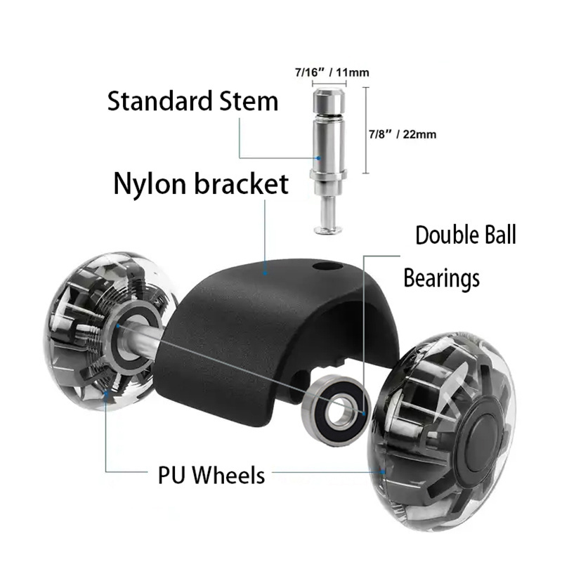 Hot selling 2 inch office chair caster wheels with swivel wheel caster appliance on office working