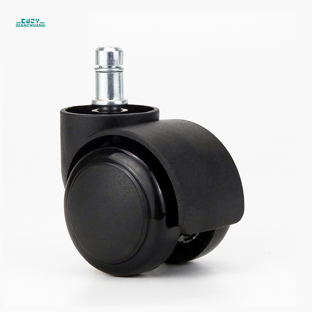 Caster Wheels for Chair No Noise Locking Plate Casters with Brake